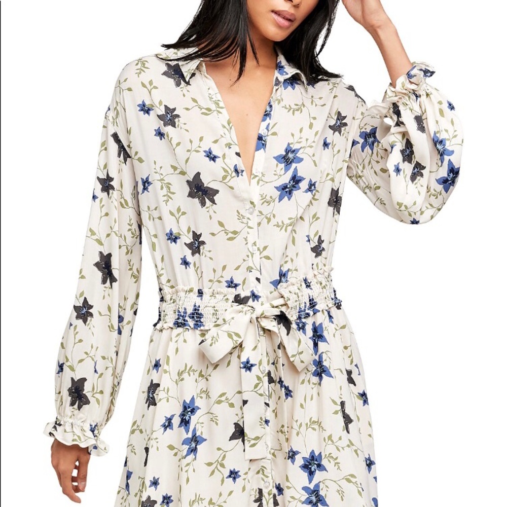 Free People Lighten Up Mini Dress